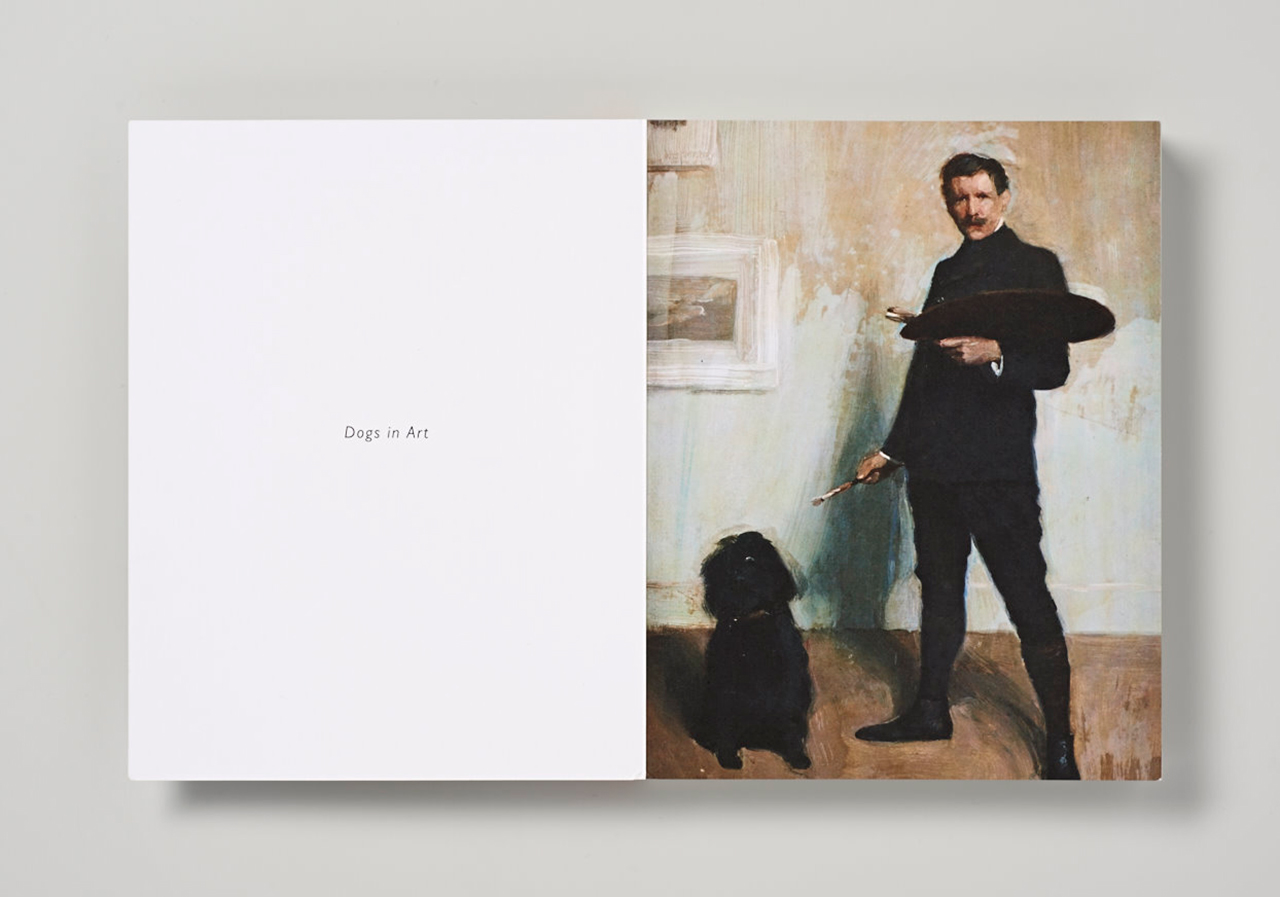 "Self-portrait with Dog" by Bernhard Osterman.