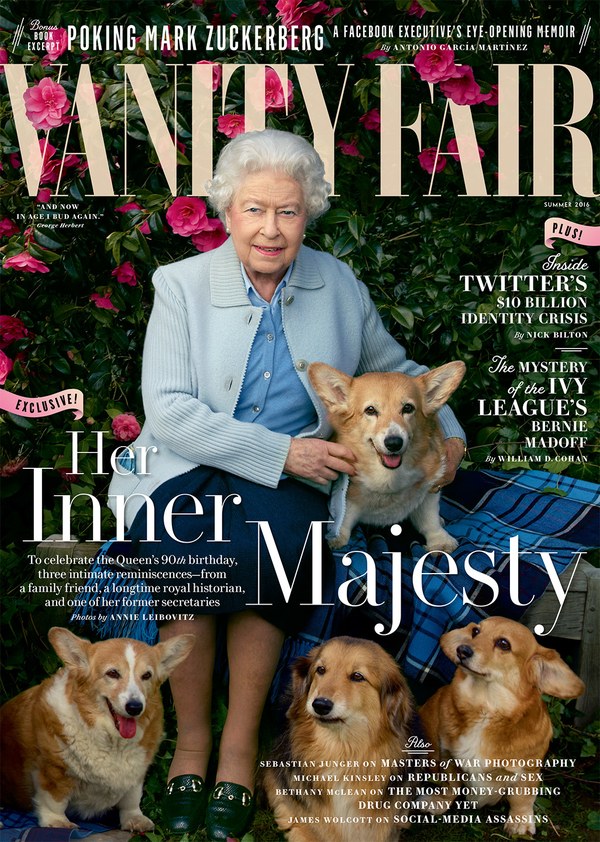 Vanity Fair presenta las reales estrellas de Elizabeth II